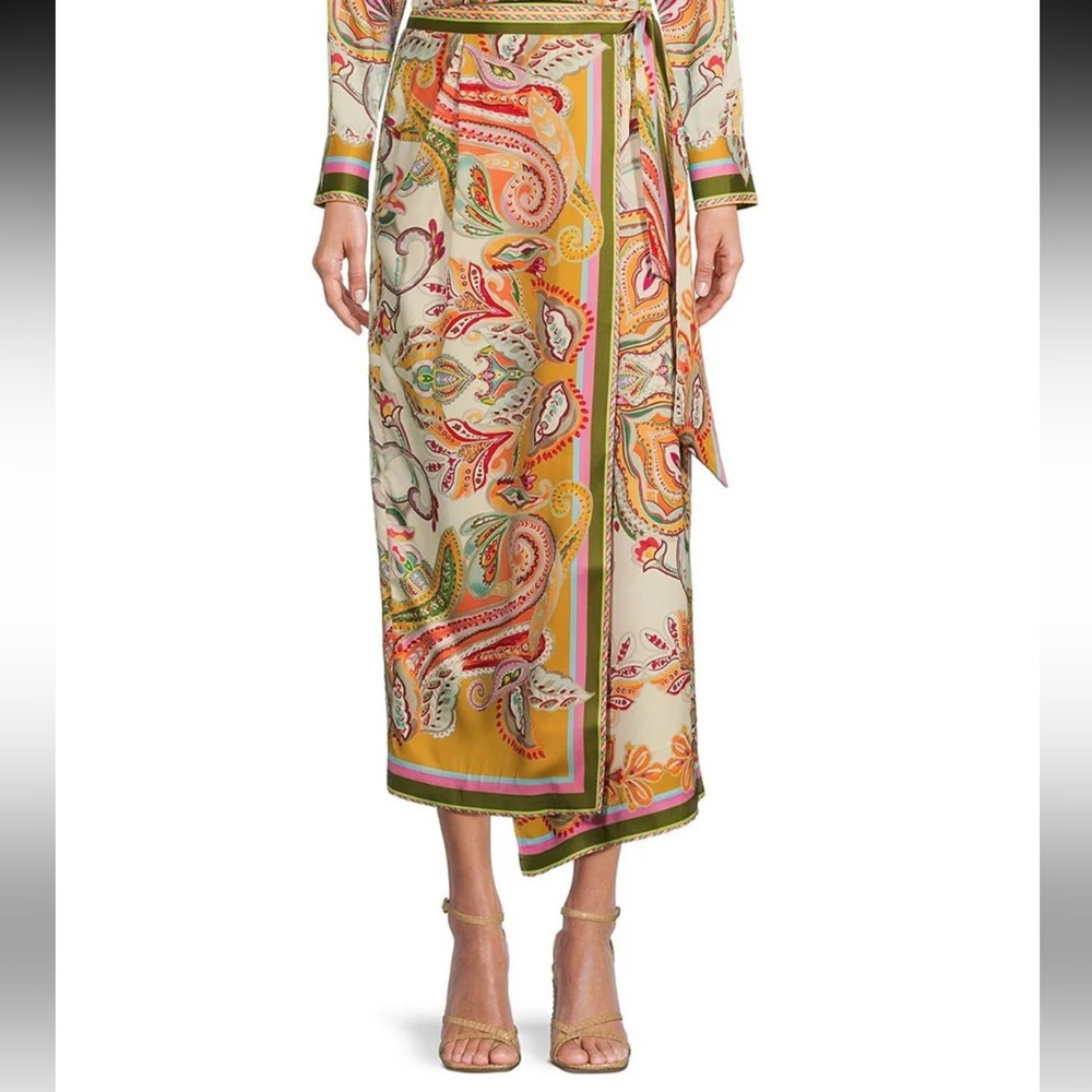 Antonio Melani Clio Scarf Coordinating Wrap Skirt